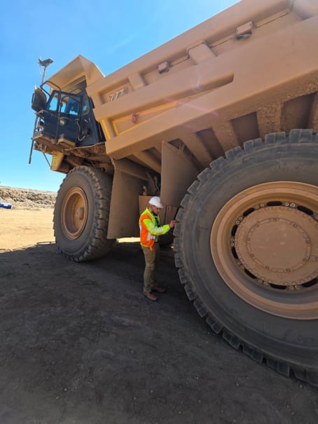 On-site tyre management
